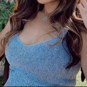 BRANDY MELVILLE Crochet Tank Top